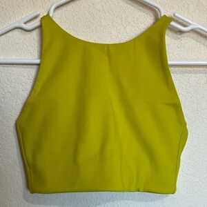 Girlfriend Collective Topanga Halter bra XS Light Lime